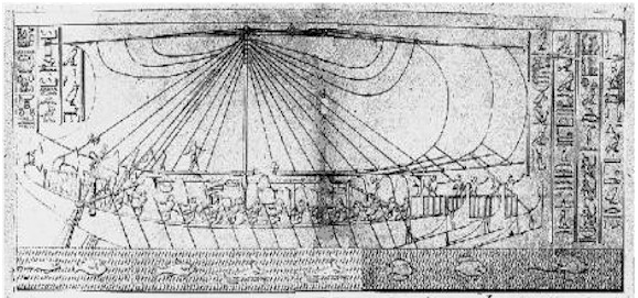 Ships from Hatshepsut's Temple