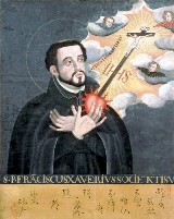 St. Francis Xavier one of the founidng members of the Jesuit Order