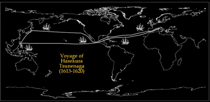 The transoceanic voyage in ships of Hasekura Tsunenaga   was unique in Japanese History