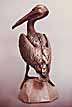 bronze pelican